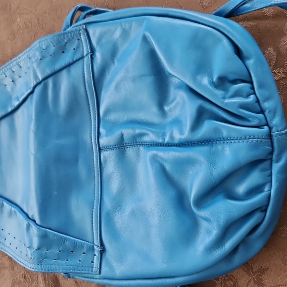 ladies turquoise , shoulder bag, 90s, - Picture 7 of 9